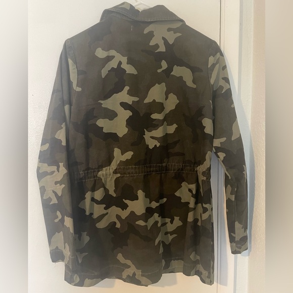 🎉HP🎉 JustFab Utility Twill Camo Jacket - Picture 3 of 6
